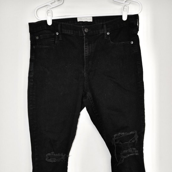 Black Ripped Jeans - Picture 1 of 3